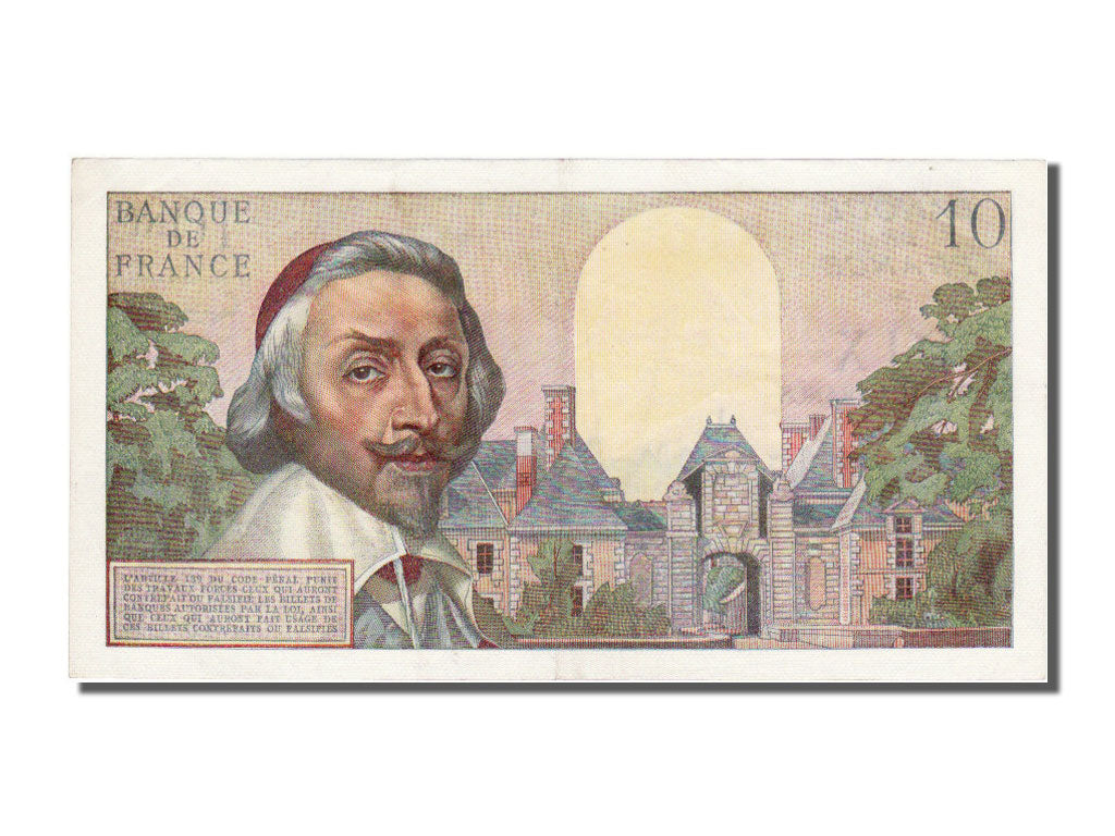 France, 10 Nouveaux Francs, 10 NF 1959-1963 ''Richelieu'', 1960, KM #142a,...