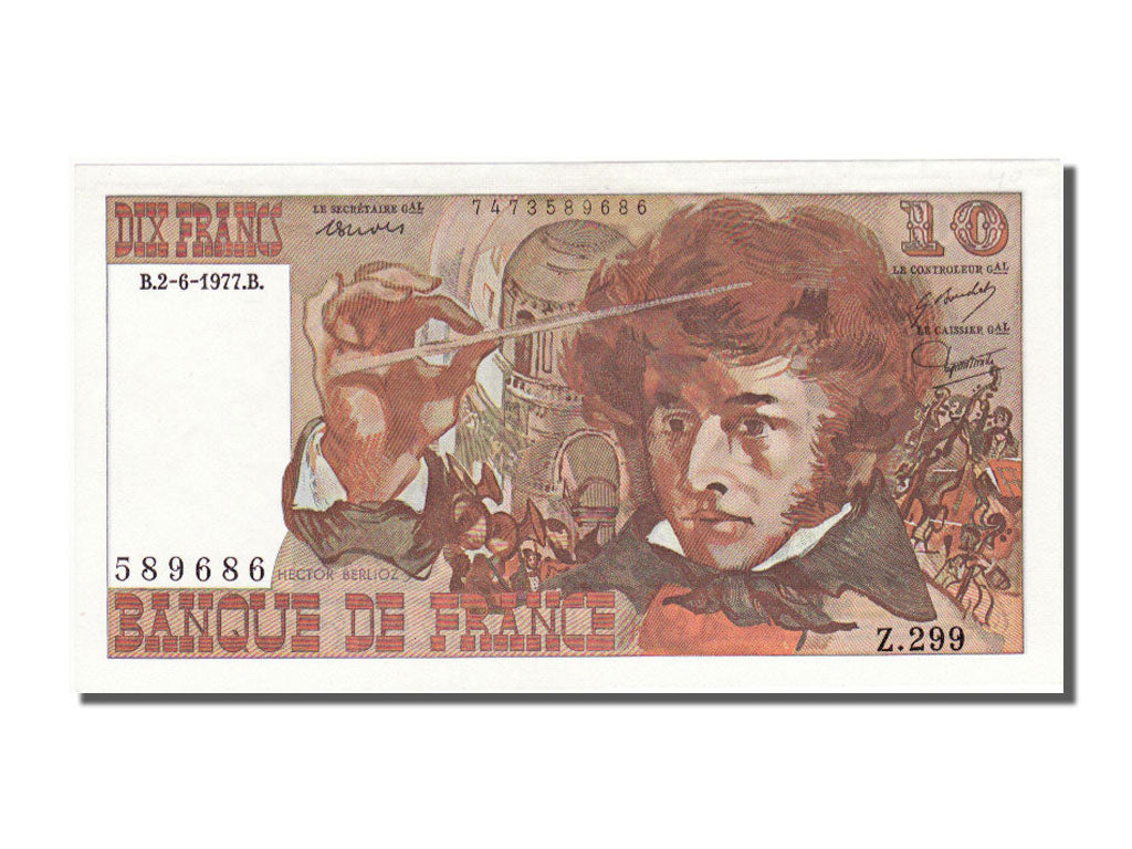 FRANCE, 10 Francs, 1977, KM #150c, 1977-06-02, AU(55-58), Fayette #63.22