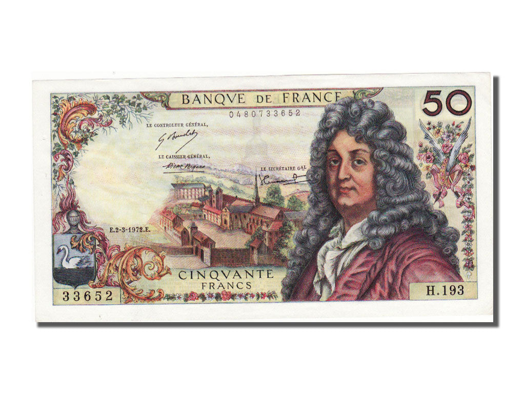 50 Francs Racine type 1962