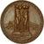 Egito, Medal, Visite du Roi Fuad en Italie, Mistruzzi, MS(63), Bronze