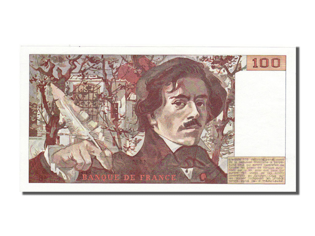 FRANCE, 100 Francs, 1989, KM #154d, UNC(65-70), Fayette #69.13C