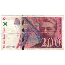 Francja, 200 Francs, Eiffel, 1996, H028827472, VF(20-25), Fayette:75.02, KM:159a