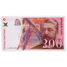 France, 200 Francs, Eiffel, 1996, L006440024, AU(50-53), Fayette:75.02, KM:159a