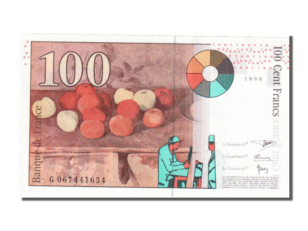FRANCE, 100 Francs, 1998, KM #158a, UNC(65-70), Fayette #74.2