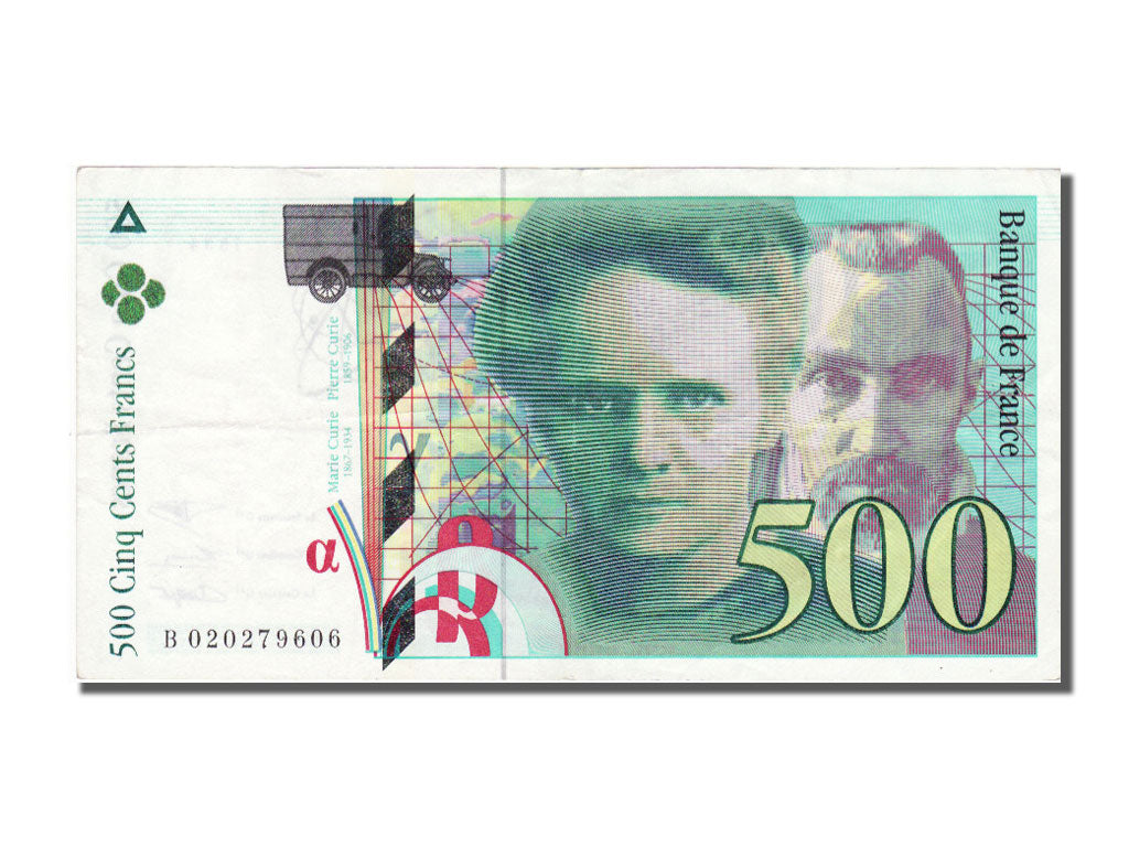 France, 500 Francs, 500 F 1994-2000 ''Pierre et Marie Curie'', 1994, KM #160a,..