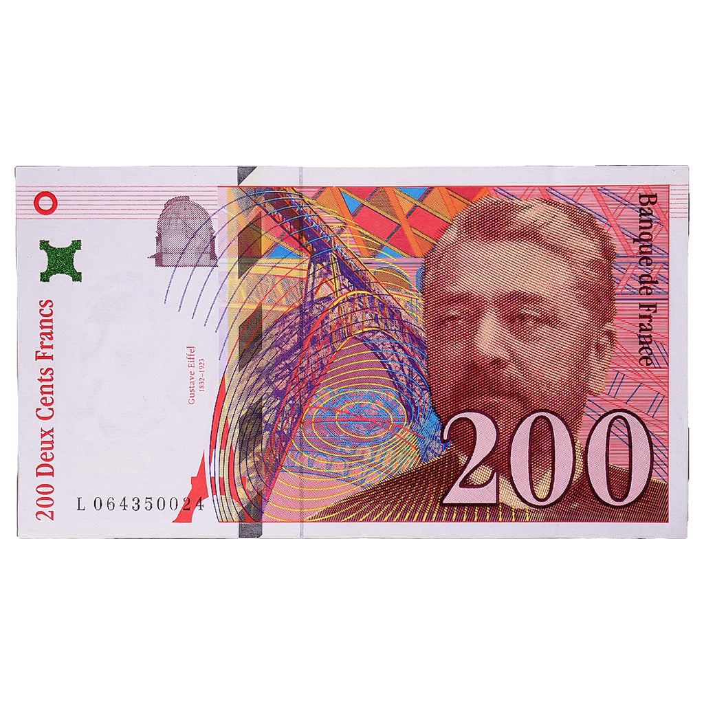 France, 200 Francs, Eiffel, 1997, L064350024, UNC(60-62), Fayette:75.4b, KM:159b