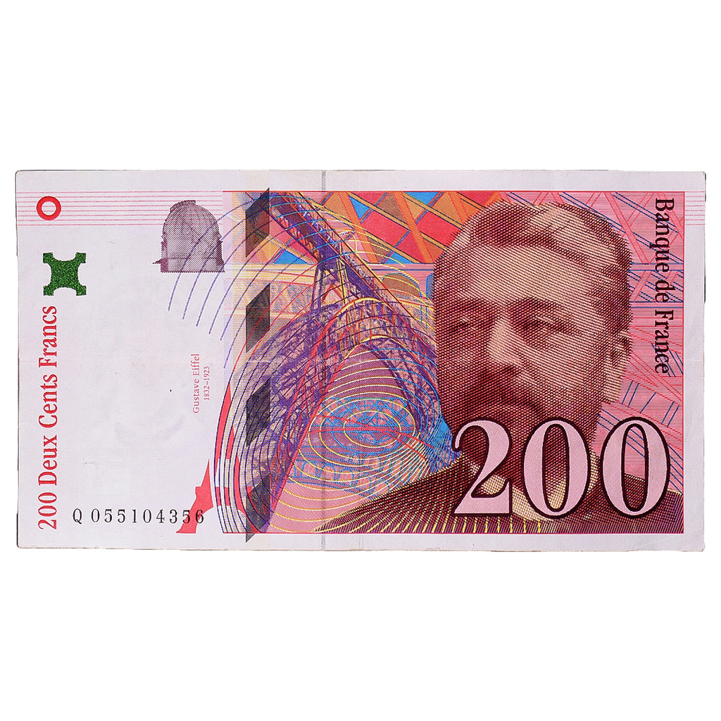 Francia, 200 Francs, Eiffel, 1997, Q055104356, BC, Fayette:75.4b, KM:159b