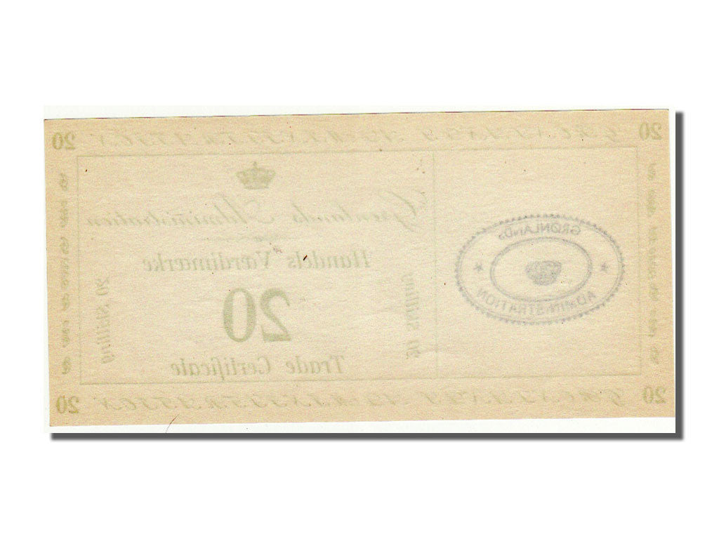 Banknote, Greenland, 20 Skilling, 1942, UNC(65-70)