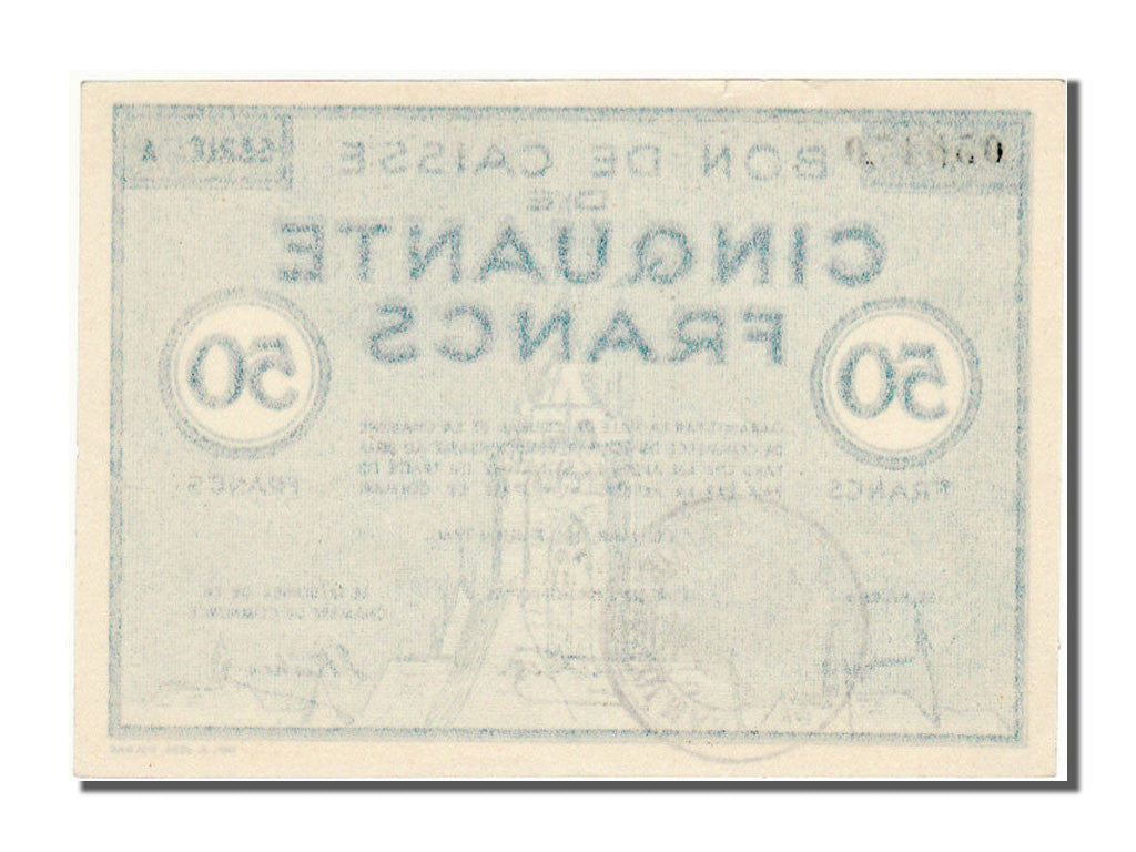 Geldschein, Frankreich, 50 Francs, 1940, UNZ