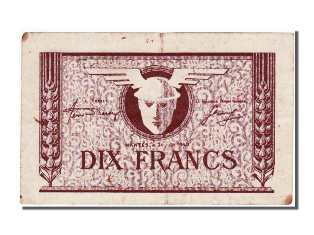 Loire-Inférieure, 10 Francs, 1940