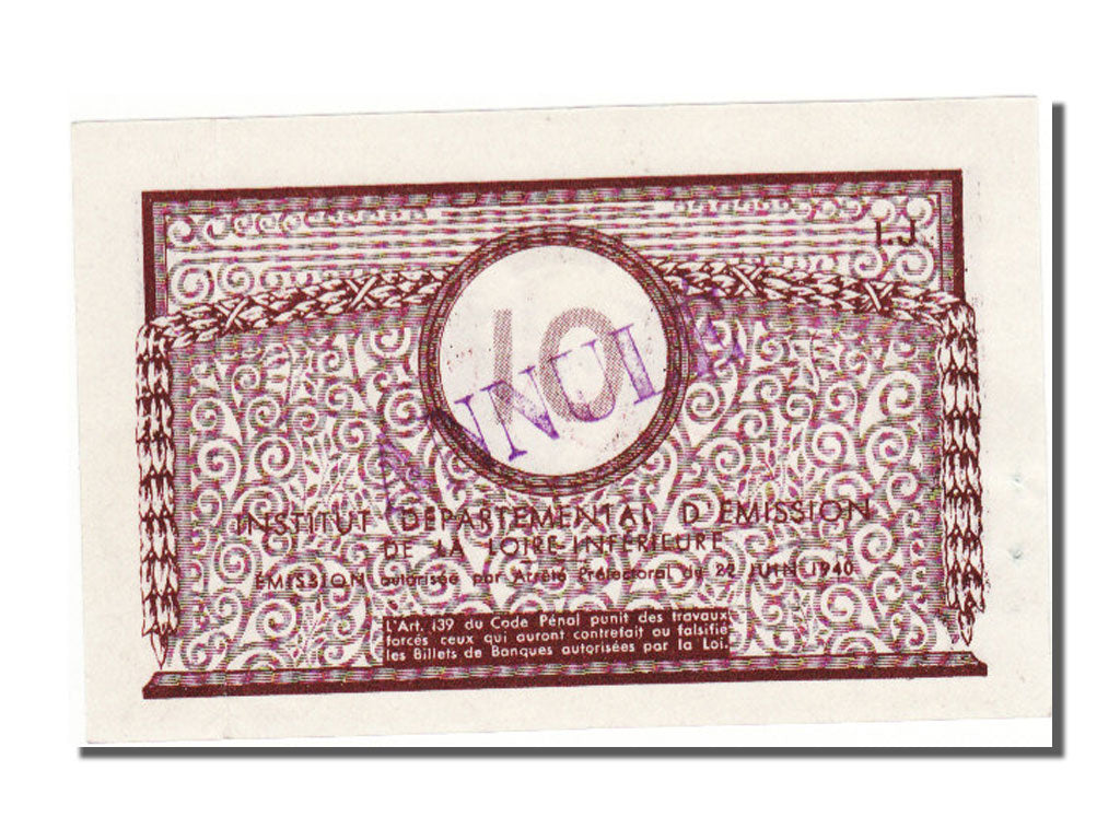 Banknote, 10 Francs, 1940, France, AU(55-58)