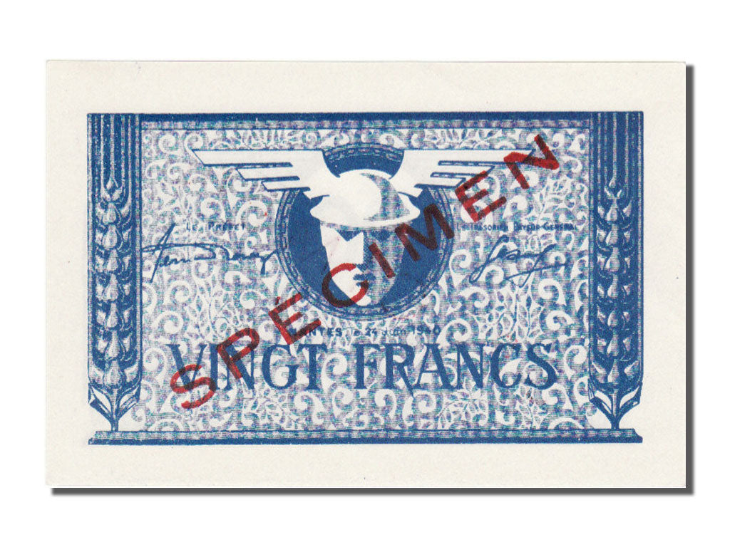 Banknote, 20 Francs, 1940, France, UNC(65-70)