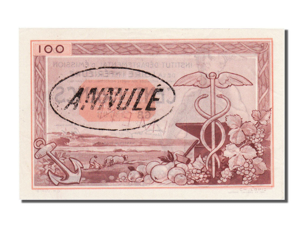 Banknote, 100 Francs, 1940, France, UNC(60-62)
