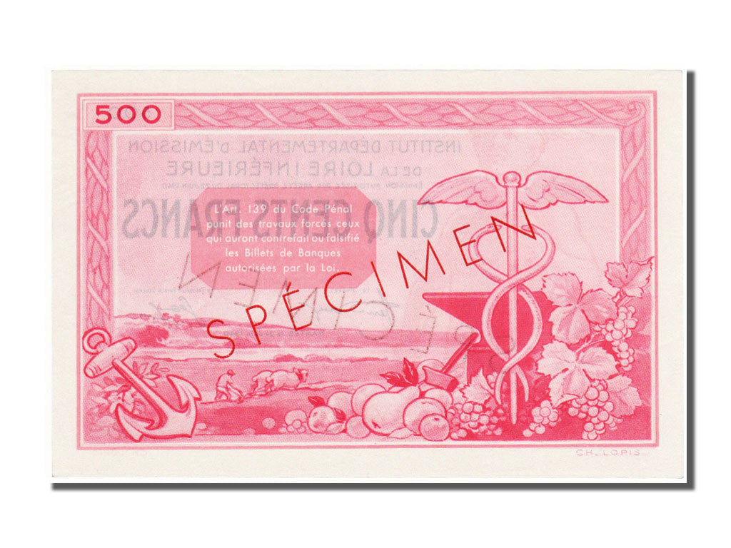 Banknote, 500 Francs, 1940, France, UNC(65-70)