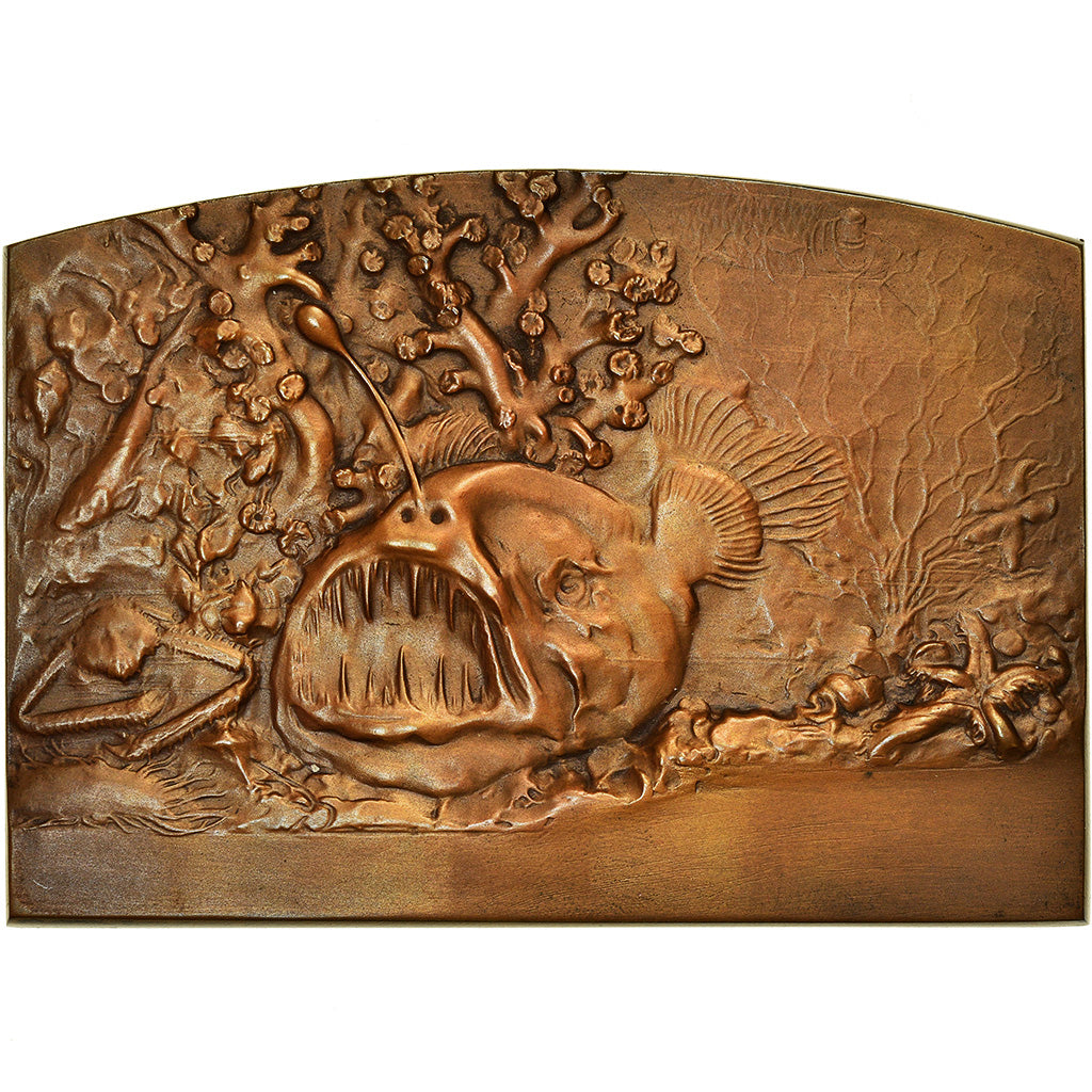 Monaco, Medal, Musée Océanographique, 1909, Grégoire, MS(64), Bronze