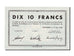 Biljet, 10 Francs, 1940, Frankrijk, NIEUW