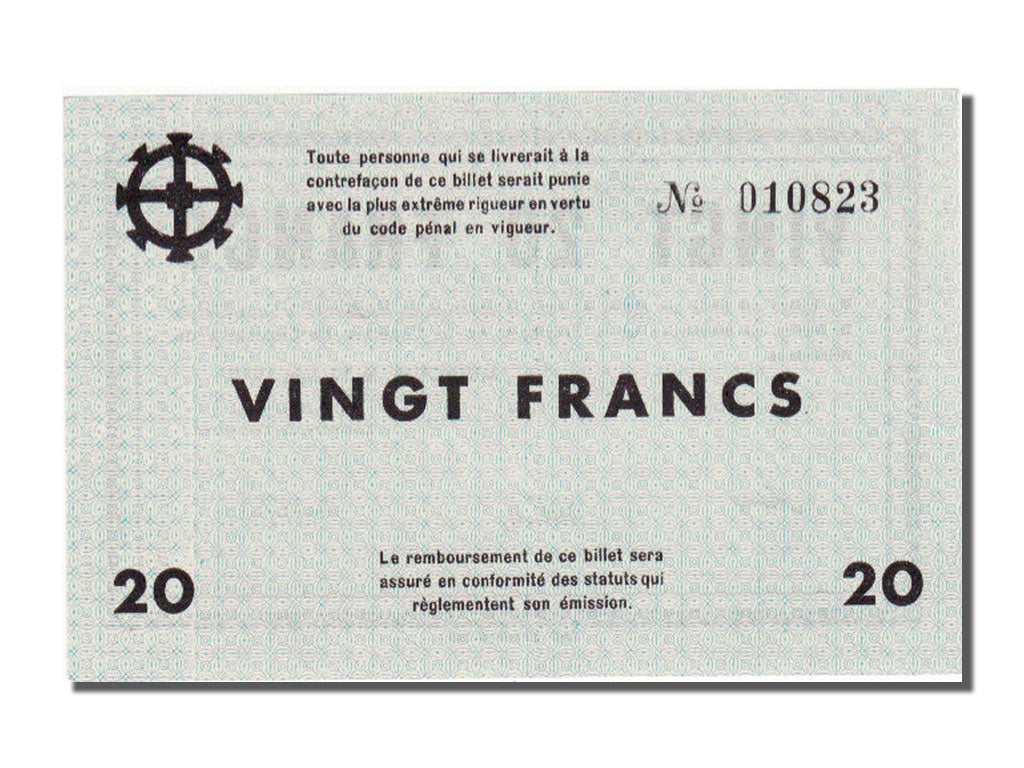 Banknote, 20 Francs, 1940, France, UNC(65-70)
