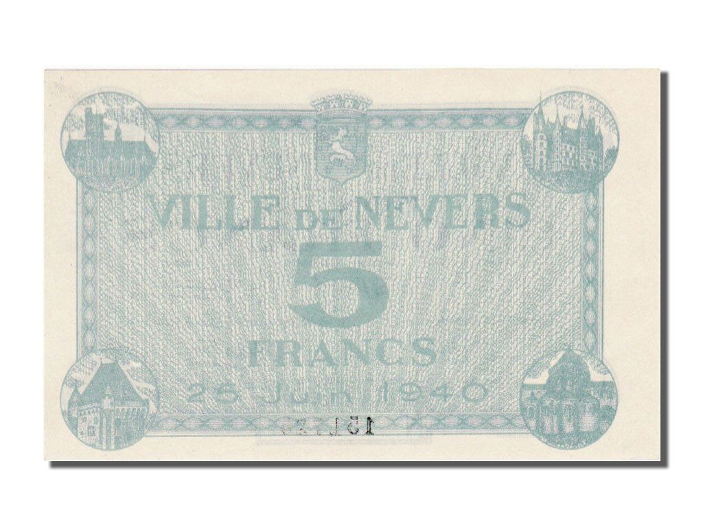 Banknote, 5 Francs, 1940, France, UNC(65-70)