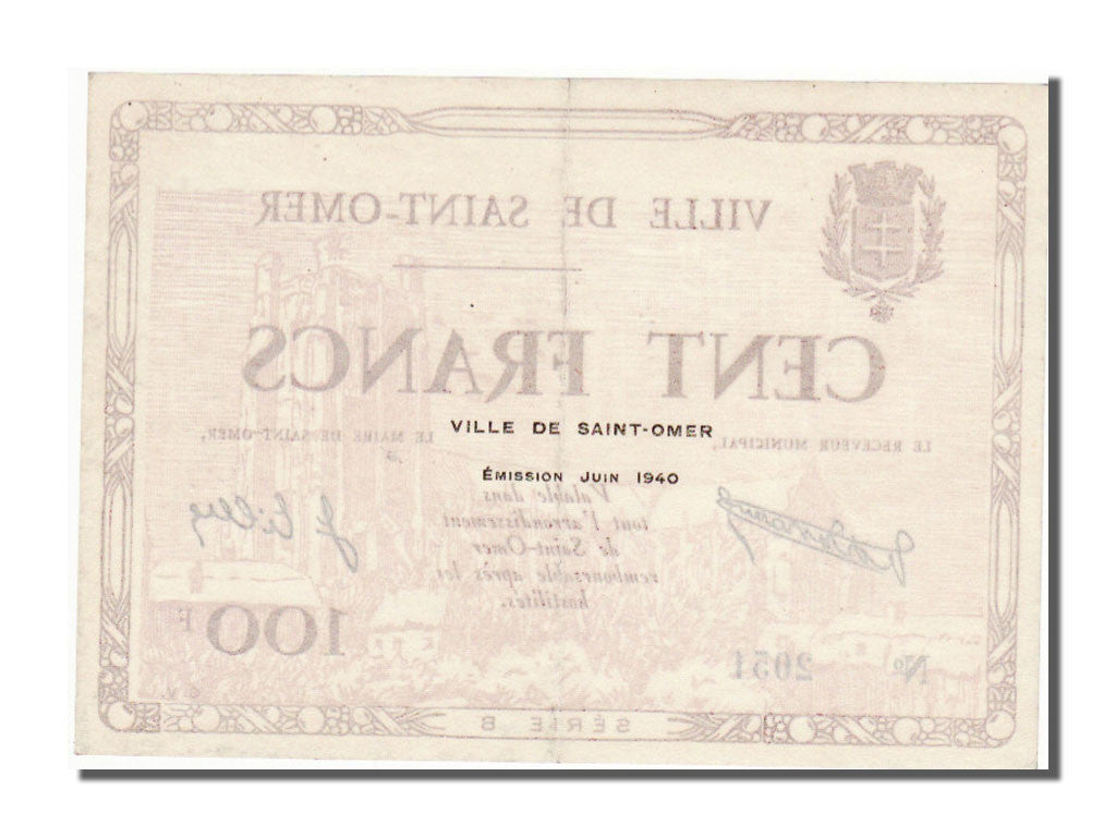 Banknote, 100 Francs, 1940, France, AU(55-58)