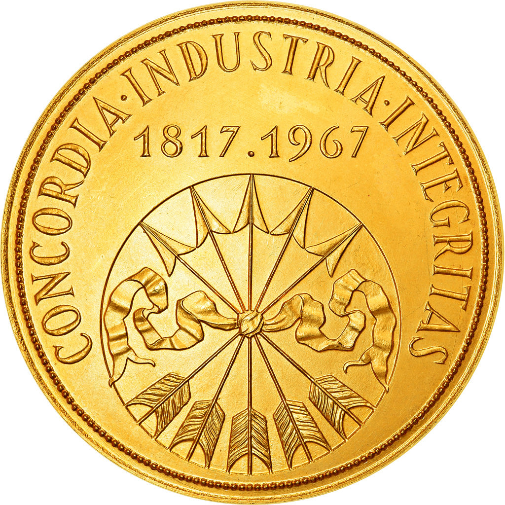 France, Medal, MMrs de Rotschild Frères, 21 Rue Laffitte, 1967, Simon, MS(63)