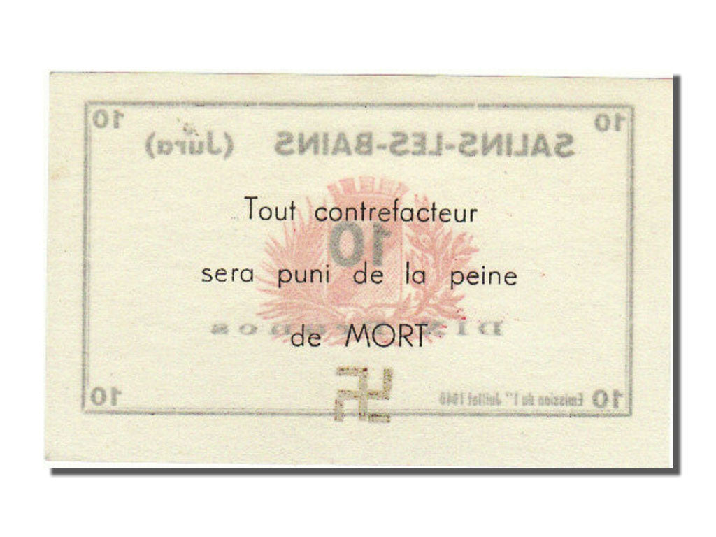 FRANCE, 10 Francs, 10 Francs, 1940, 1940-07-01, UNC(65-70)