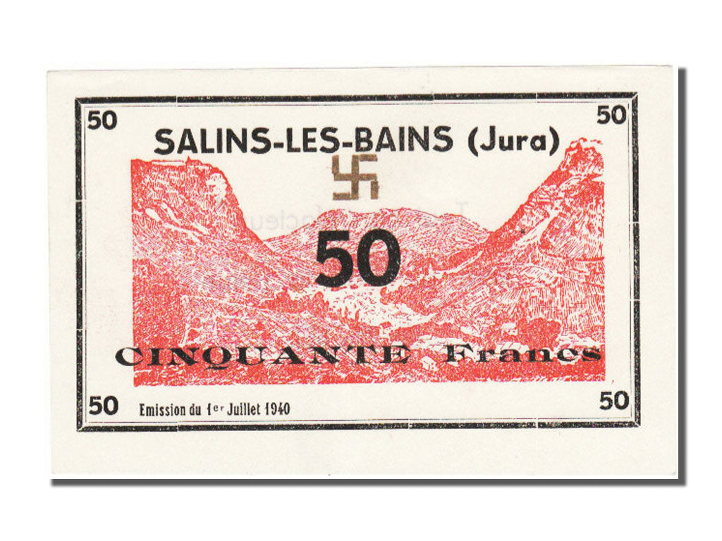 FRANCE, 50 Francs, 50 Francs, 1940, 1940-07-01, UNC(65-70)