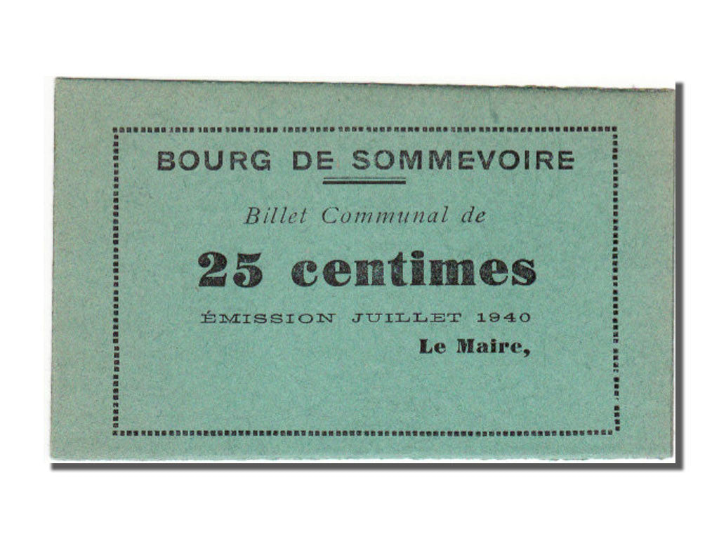 Banknote, 25 Centimes, 1940, France, UNC(65-70)