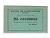 Biljet, 25 Centimes, 1940, Frankrijk, NIEUW