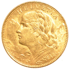 Svizzera, 10 Francs, 1913, Bern, SPL-, Oro