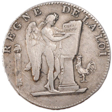 FRANCE, Ecu de 6 Livres, Rouen, AU(50-53), Silver, Gadoury #60, 29.20