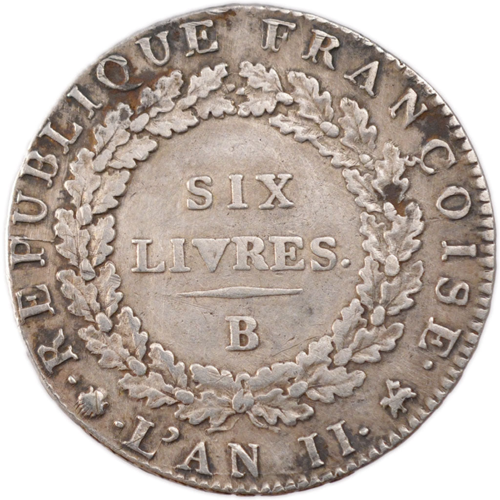 FRANCE, Ecu de 6 Livres, Rouen, AU(50-53), Silver, Gadoury #60, 29.20