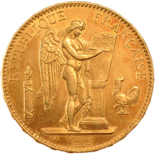 FRANCE, Génie, 100 Francs, 1879, Paris, KM #832, AU(55-58), Gold, Gadoury #1137,
