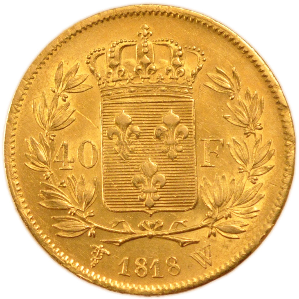 Louis XVIII, 40 Francs or