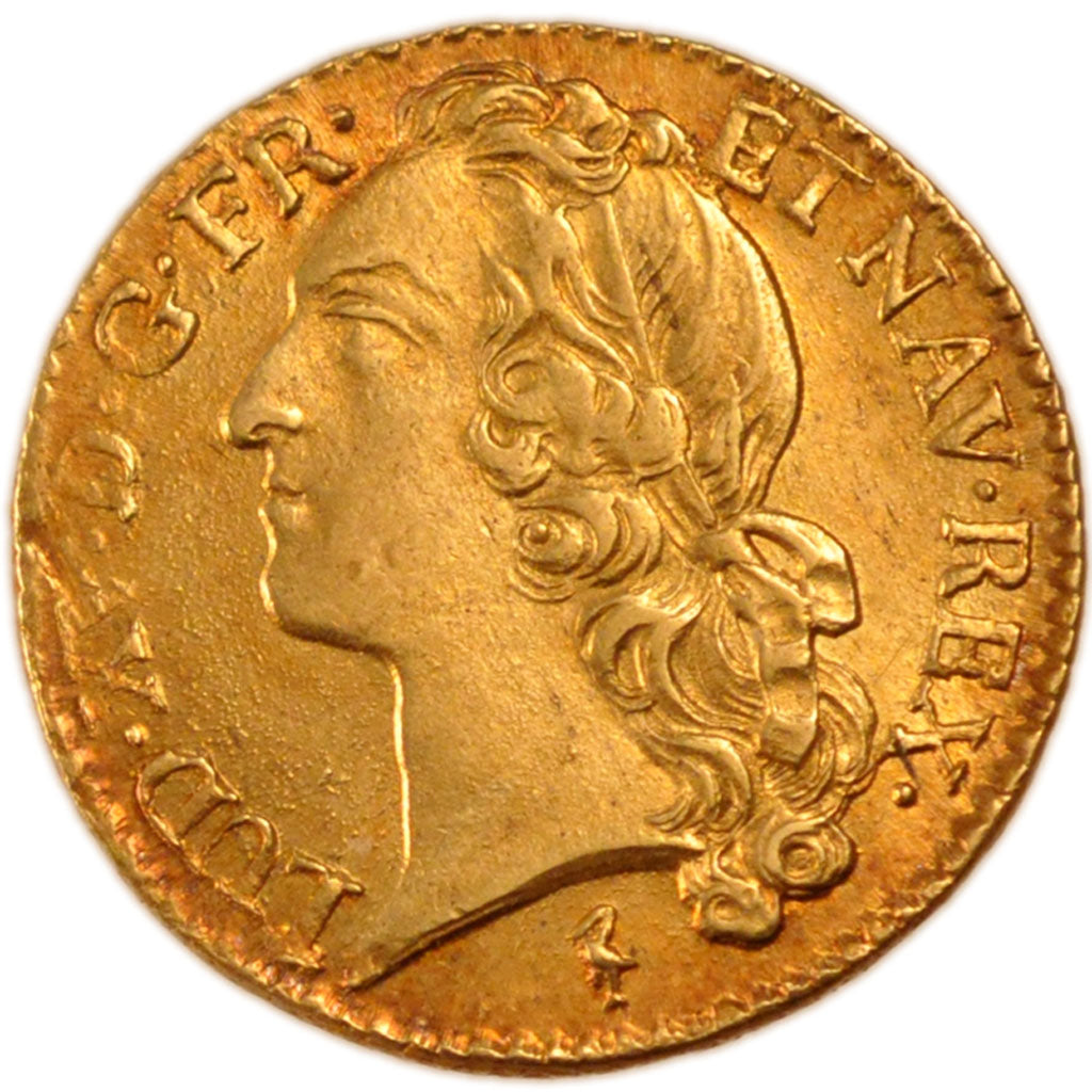 FRANCE, Louis d'or au bandeau, Louis d'Or, 1744, Lille, AU(55-58), Gold,...