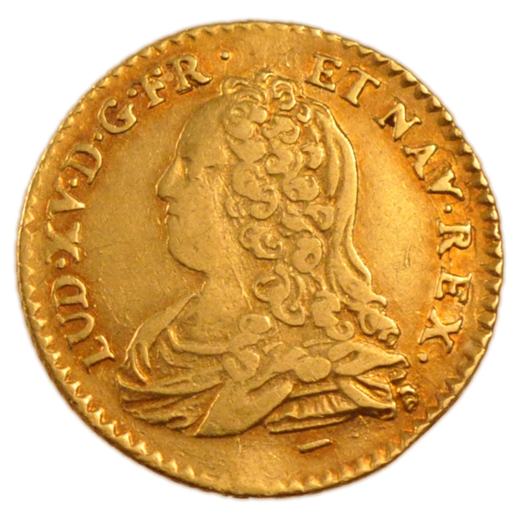 FRANCE, 1/2 Louis d'or aux lunettes, Louis d'Or, 1726, Lille, EF(40-45), Gold,..