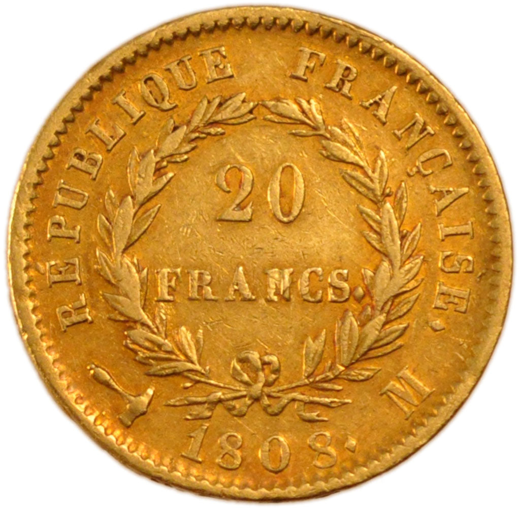 Napoléon Ier, 20 Francs or