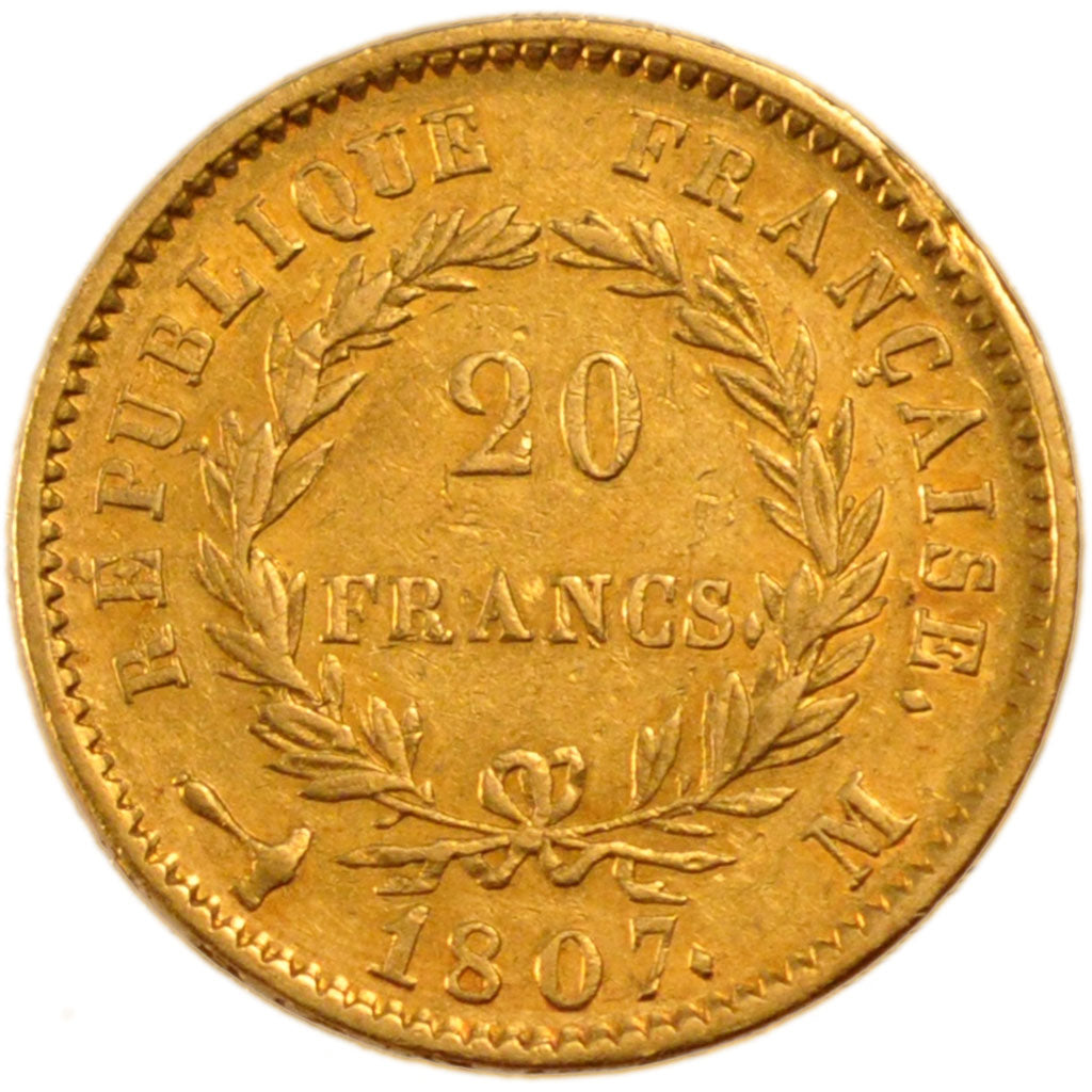 Napoléon Ier, 20 Francs or