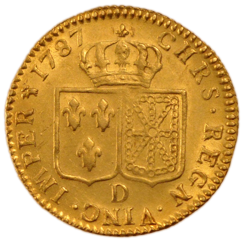 FRANCE, Louis d'Or, 1787, Lyons, MS(60-62), Gold, Gadoury #361, 7.60