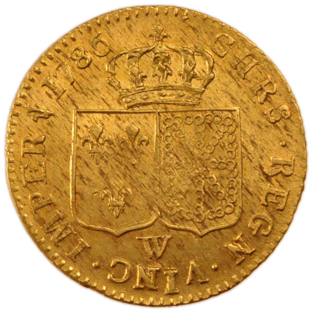 FRANCE, Louis d'Or, 1786, Lille, AU(50-53), Gold, Gadoury #361, 7.70