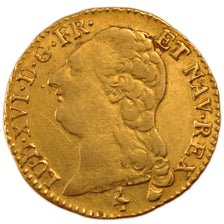 FRANCE, Louis d'Or, 1786, Paris, EF(40-45), Gold, Gadoury #361, 7.60