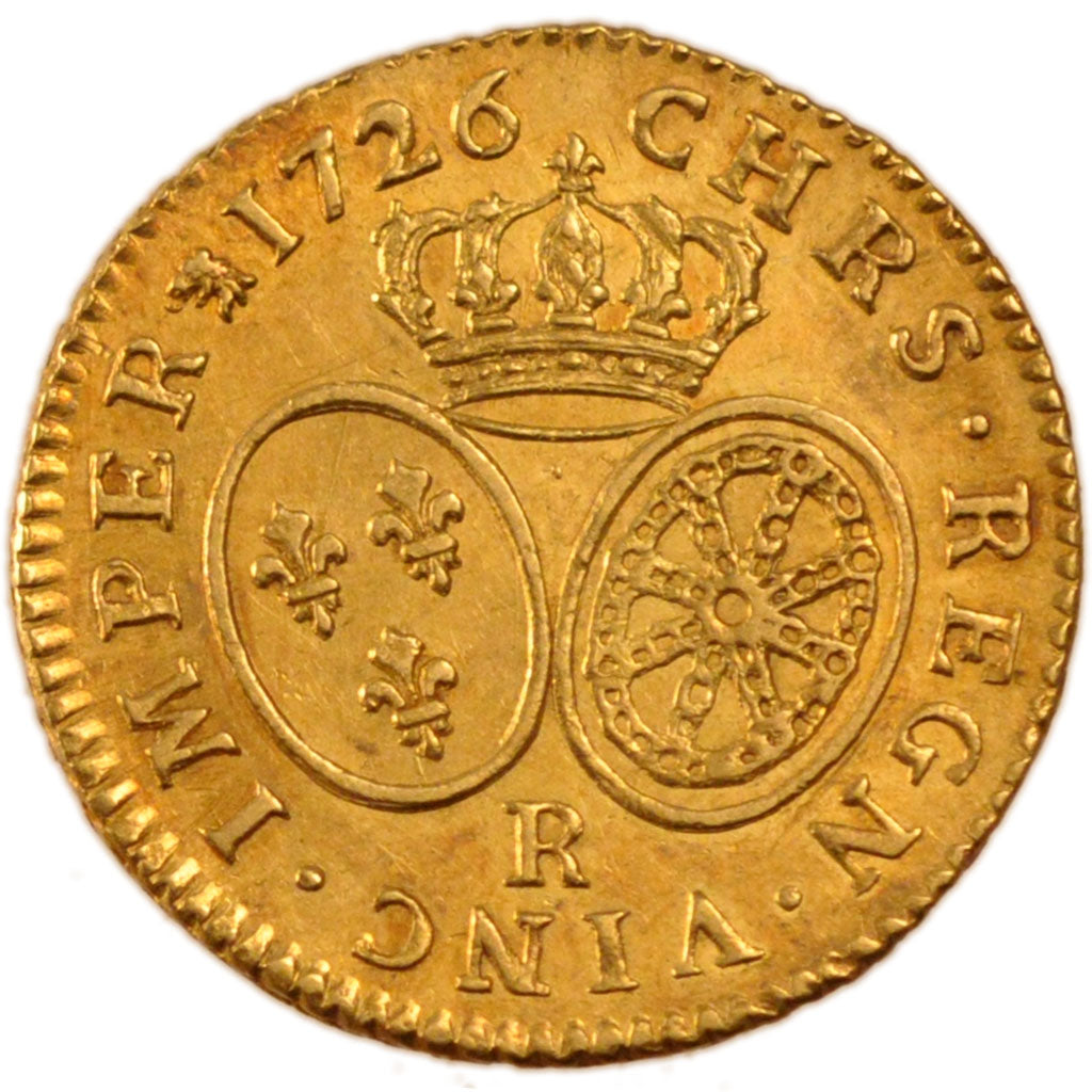 FRANCE, Louis d'Or, 1726, Orléans, AU(50-53), Gold, Gadoury #340, 8.20