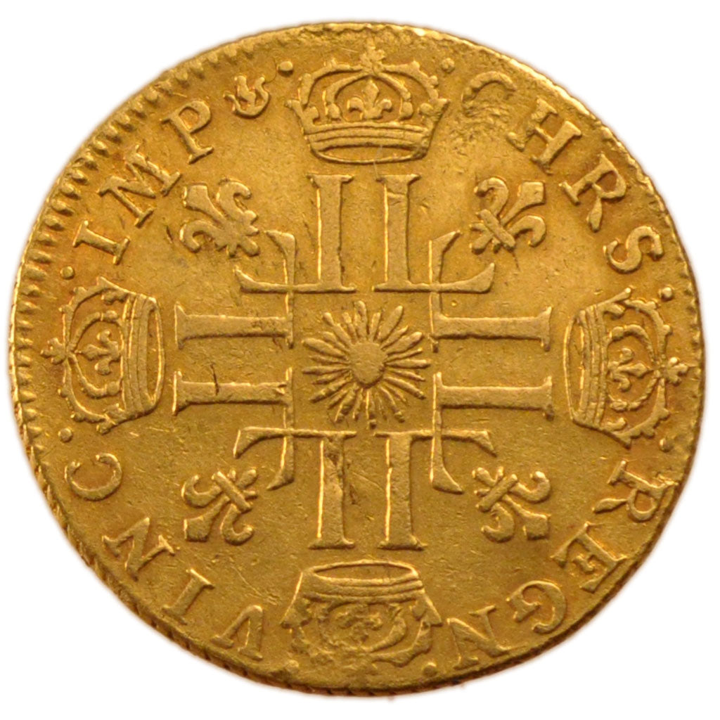 Louis XIV, Louis d'or au soleil