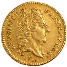 FRANCE, 1/2 Louis d'or au soleil, 1/2 Louis D'or, 1710, Paris, KM #388.1,...
