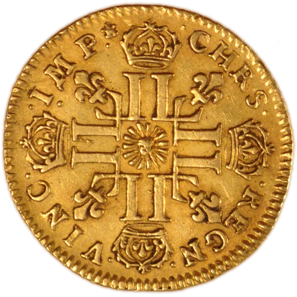 Louis XIV, 1/2 Louis d'Or au Soleil