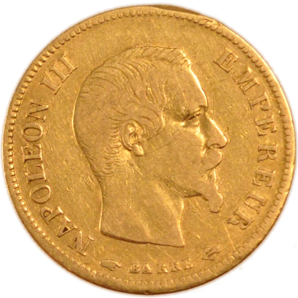 10 Francs or Napoléon III Tête Nue