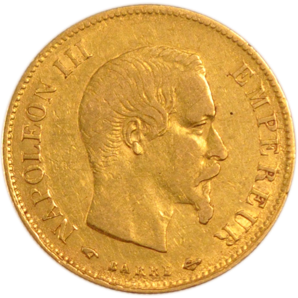 10 Francs or Napoléon III Tête Nue