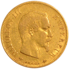 10 Francs or Napoléon III Tête Nue