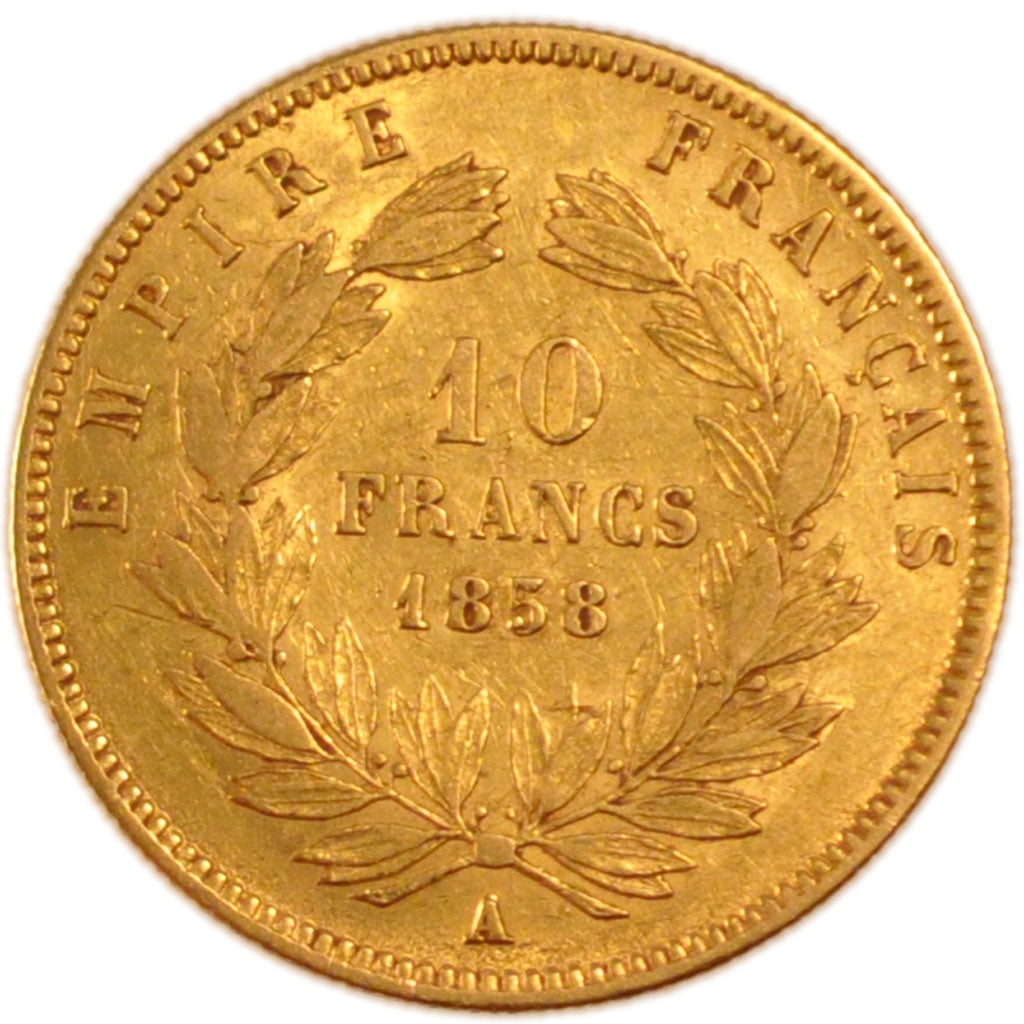 10 Francs or Napoléon III Tête Nue