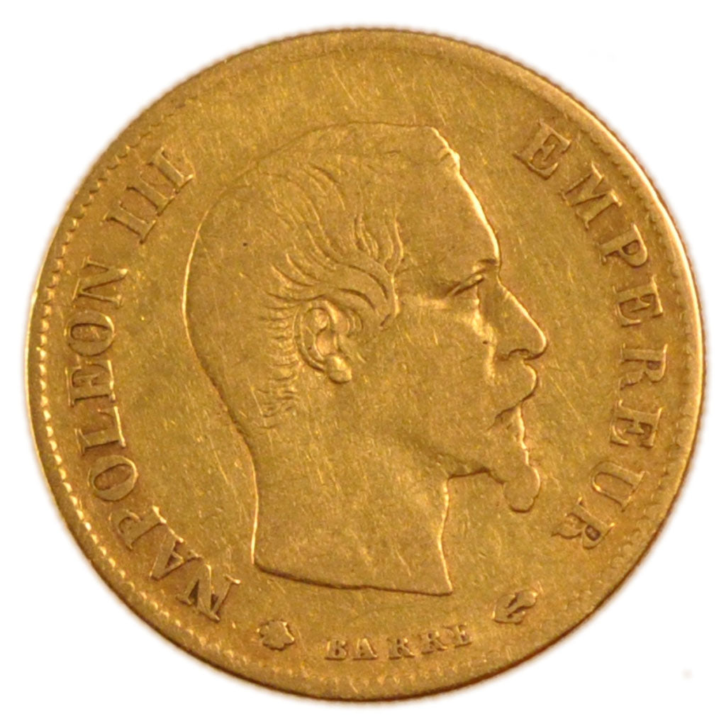 10 Francs or Napoléon III Tête Nue