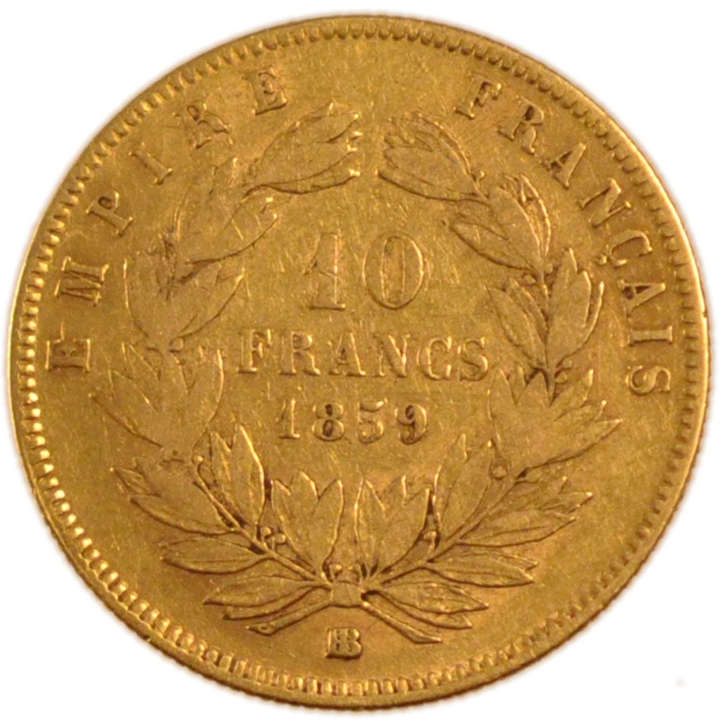 10 Francs or Napoléon III Tête Nue